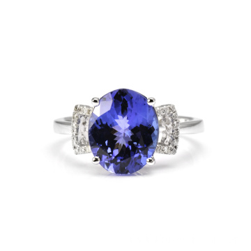 Tanzanite Finger Ring Value 925 Silver Jewelry